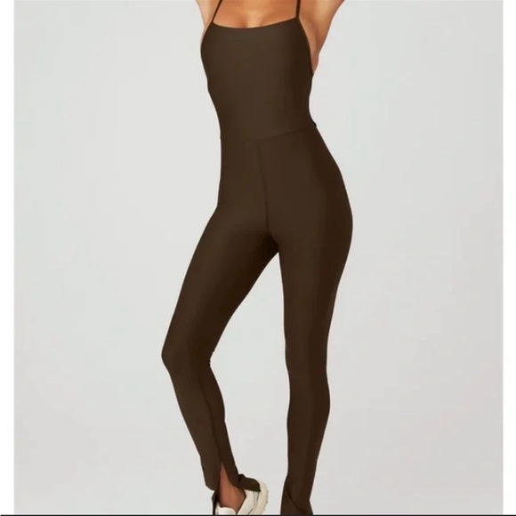 Sold Out Online Airlift Disco Daze Onesie In Espresso Size Medium - Picture 2 of 12